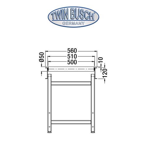 Tavola a rulli TWX-400-A10 (ottimizzata e adatta allo stallonatore TWX-400)